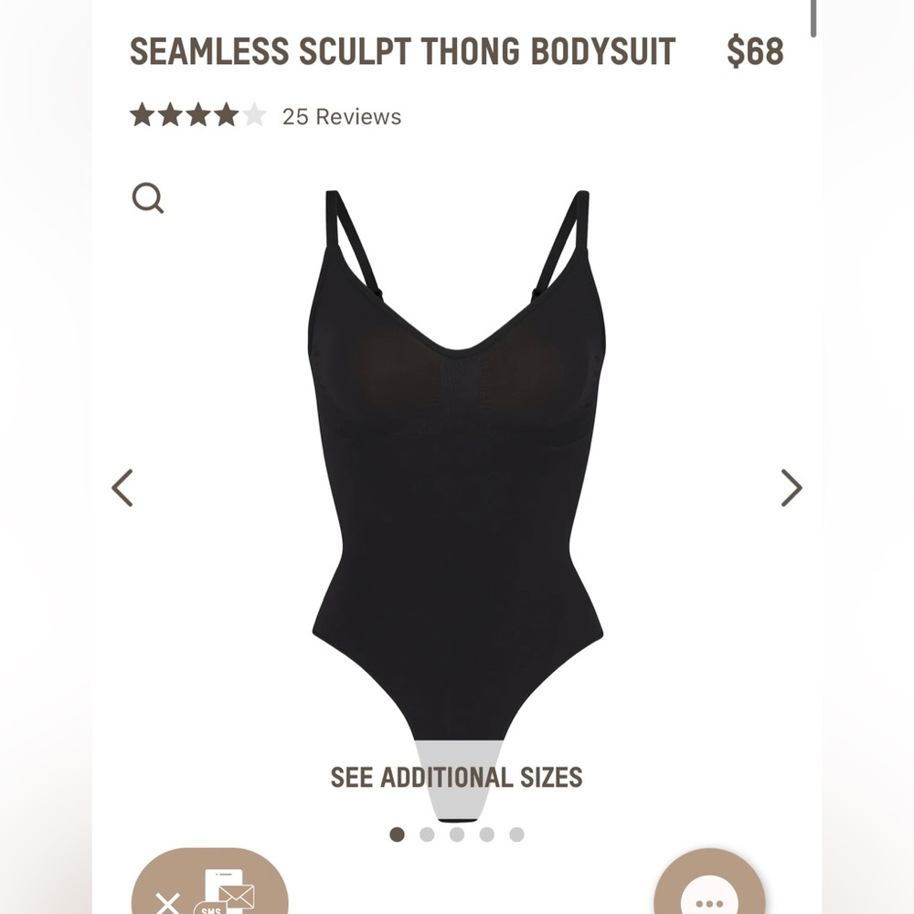 SKIMS seamless sculpting thing bodysuit